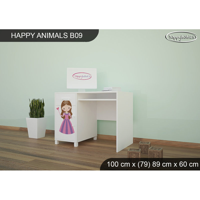 100cm Writing Desk, White