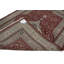 Tapis oriental rouge / crème en laine noué à la main