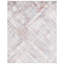 Tapis géométrique ivoire / rouille / bleu-1183487260
