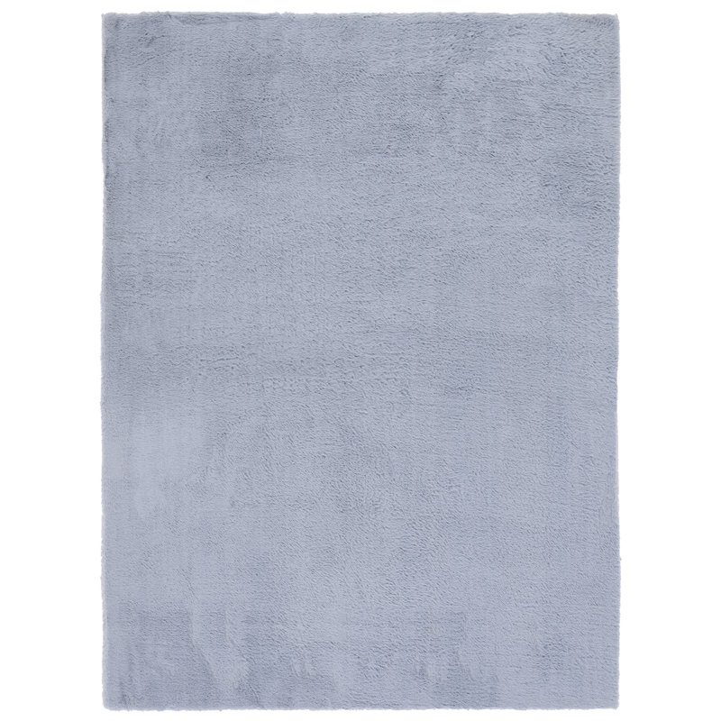Tapis de performance en fausse fourrure de lapin Chinda, Rectangulaire 8 pi x 10 pi