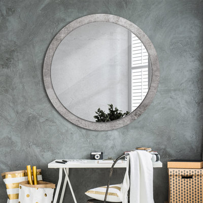 Huldar Glass Flat Wall Mirror