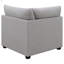 Chaise de coin rembourrée avec coussins Austin