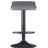 Fleetwood Swivel Upholstered Faux Leather Adjustable Height Counter Stool with Steel Frame