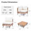 Ensemble de conversation modulaire 5 pièces avec coussins-690168881