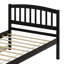 Base de lit simple avec lit gigogne en bois-1496115457