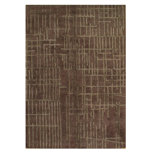 Wool Floral Area Rug in Brown/Beige