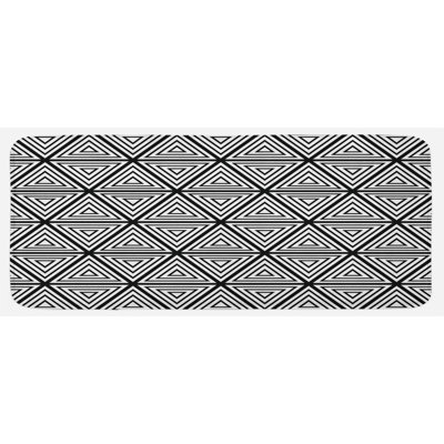 Tapis de cuisine abstrait