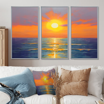 Rosser - Beach & Ocean Wall Art Print Set