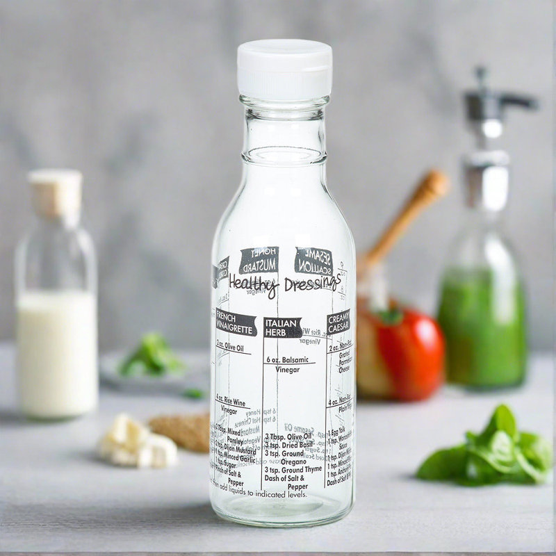 Glass Dressing Bottle