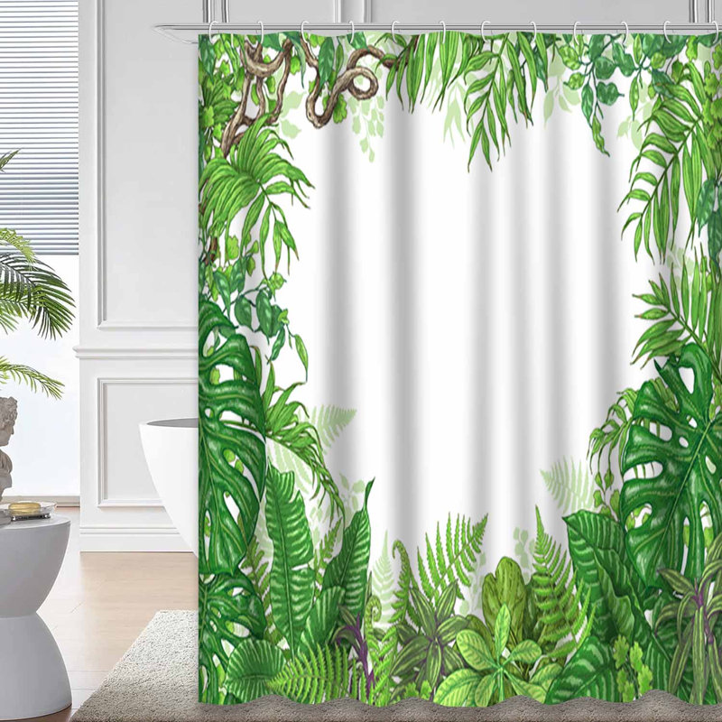 Rideau de douche Palm Beach, L 72 po x l 78 po