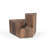 Triangle Side Table Natural Wood-474364939