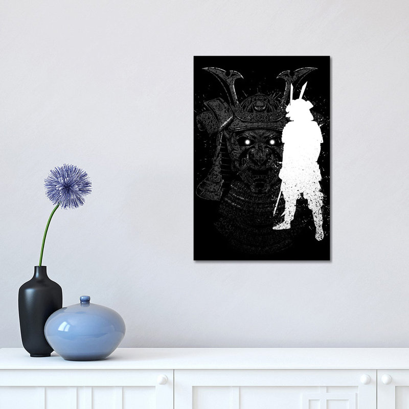 Inking Samurai by Alberto Perez - Wrapped Canvas Print, 30.48 cm H x 45.72 cm W