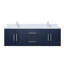 Ensemble de meuble-lavabo double mural 60 "Geneva-87285962-112899376