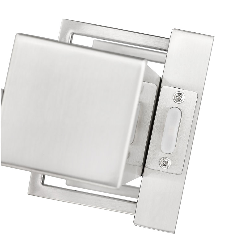 Éclairage à DEL à intensité variable pour meuble-lavabo Klowie, Nickel brossé