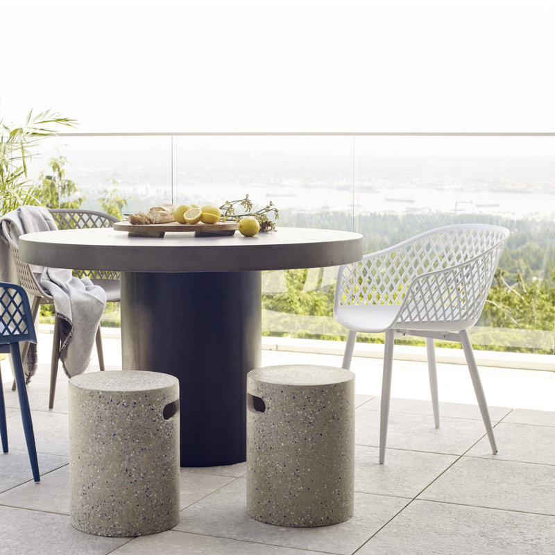 Piazza Patio Dining Chair, Gray