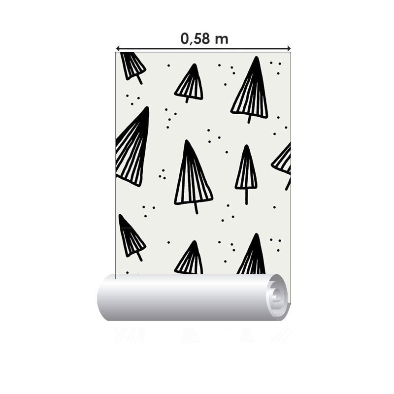Rouleau de papier peint adhésif L 126 po x l 24 po