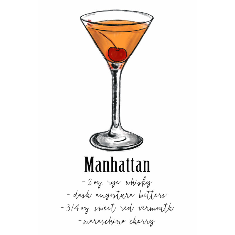 Manhattan - Wrapped Canvas Painting, 18" H x 12" W