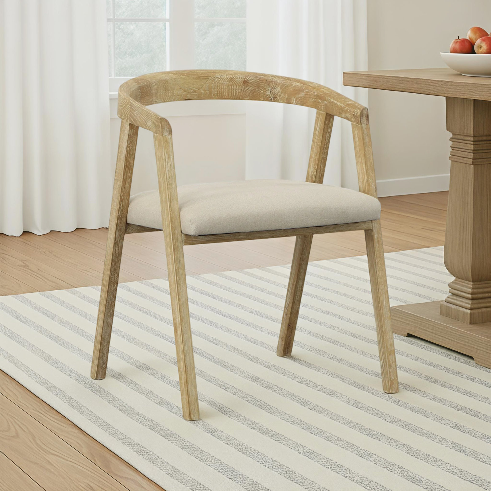 Cancun Arm Chair in Brown/Beige
