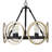 Mixon 6 - Light Wagon Wheel Chandelier