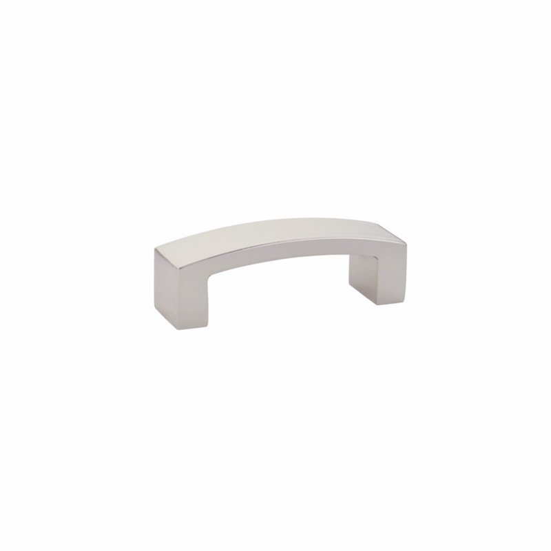 Bauhaus 3" Center to Center Arch Pull, 3", Polished Nickel