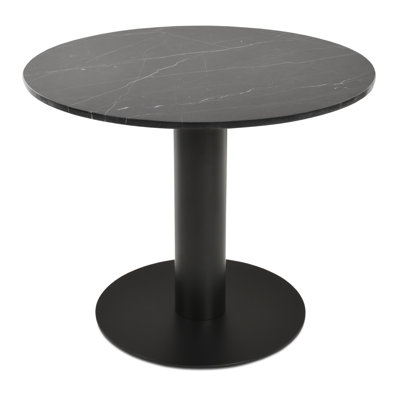 Tango Thick Post Round Marble Table