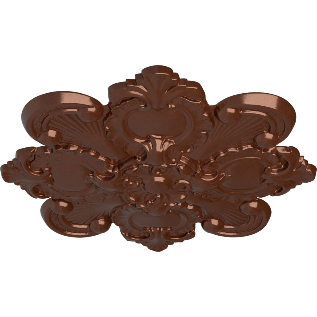 Endurathane Katheryn Ceiling Medallion, 18 1/8"OD x 1 1/4"P Ekena Millwork 