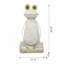 Figurine de grenouille abstraite décorative avec des accents stylisés
