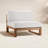 Upland Teak Wood Armless Patio Chair
