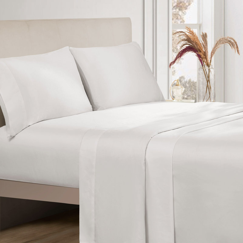 The Sheet Lab Cloud Embrace Sheet Sets, Twin Sheet Set with 1 Pillowcase, White