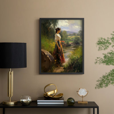 WOMEN Series CCCEI - reproduction encadrée de qualité supérieure - prête à être accrochée - aucun clou requis