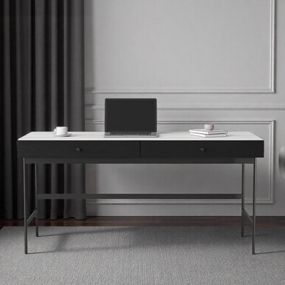 Italian Minimalist Slate Desk