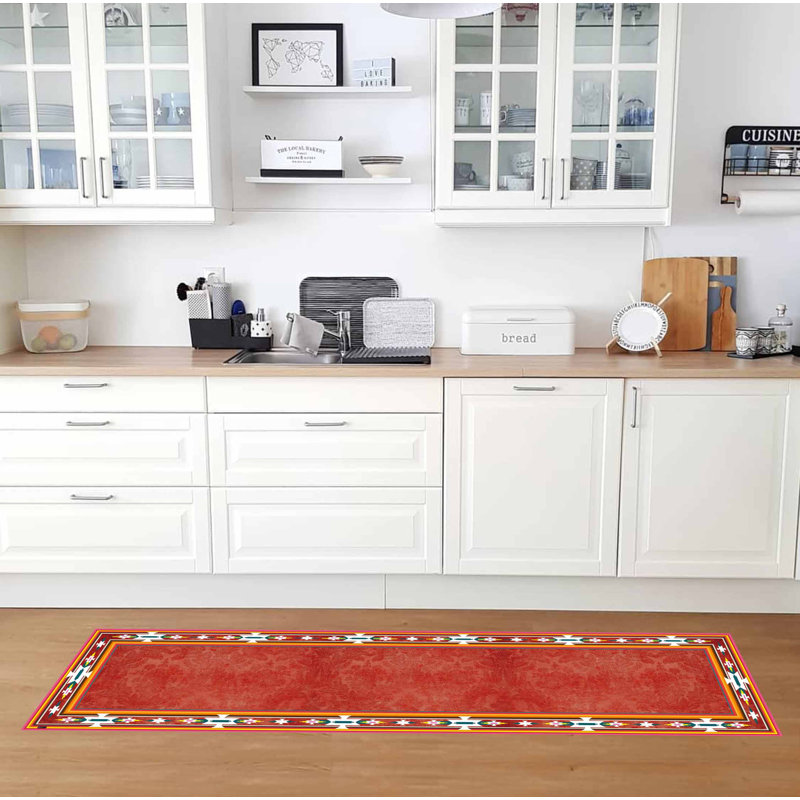 Dostie Non-Slip Floral Doormat, 255 x 65 cm