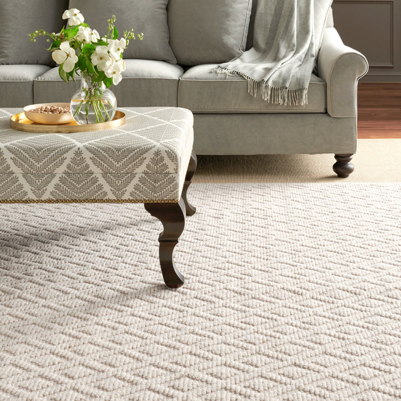 Msr Vermont Martha Stewart Hand Woven Wool Geometric Rug, Rectangle 8' x 10'