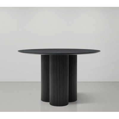 Ash Round Solid Wood Dining Table