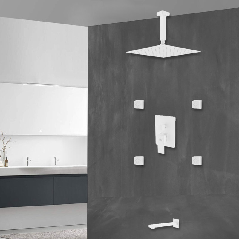Système de douche complet Aqua Piazza avec valve brute