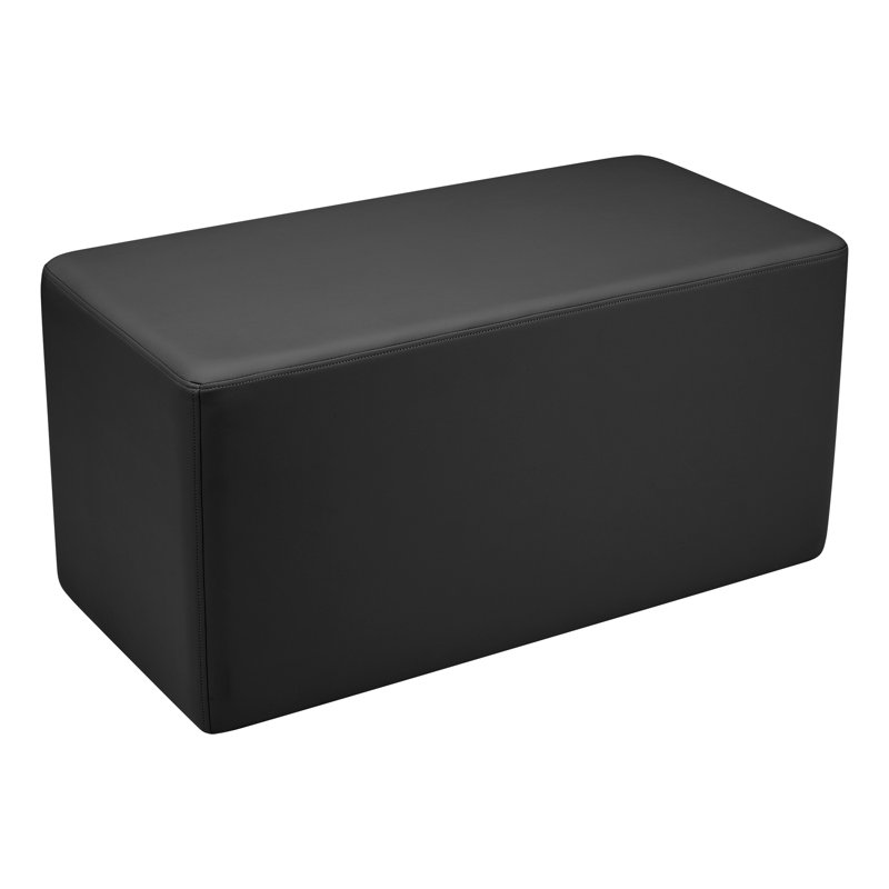 Learniture Structured Rectangle  Stool -Flexible Modular Collaborative Soft Seating For Office, Home, Lounge And School Classrooms With Durable Frame 1011N