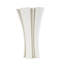 Cole And Grey Ceramic Ribbed Dimensional Folded Abstract Vase With Curvy Rim-1117380844