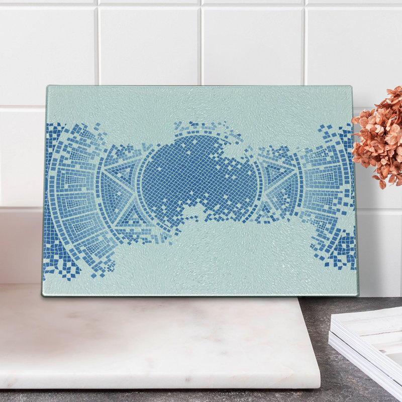 East Urban Home Glass Christam Cutting Board