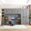 Lit escamotable mural avec garde-robe, armoire et bureau Murphy-2135808965