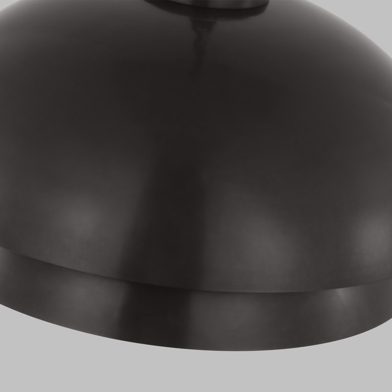 Shanti 1 - Light LED Flush Mount, Dark Bronze