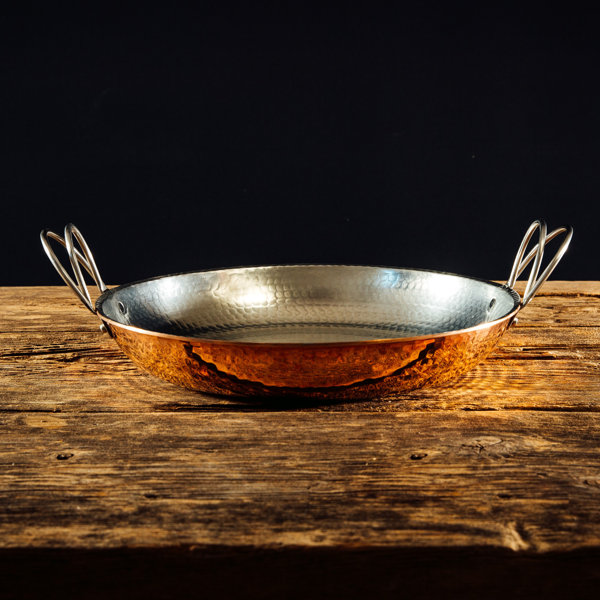 Copper Square Shallow Pan with Super Nonstick Ti-Cerama Coating