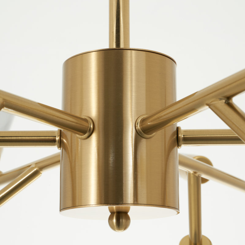 39.4" 24 - Light Dimmable Sputnik Chandelier