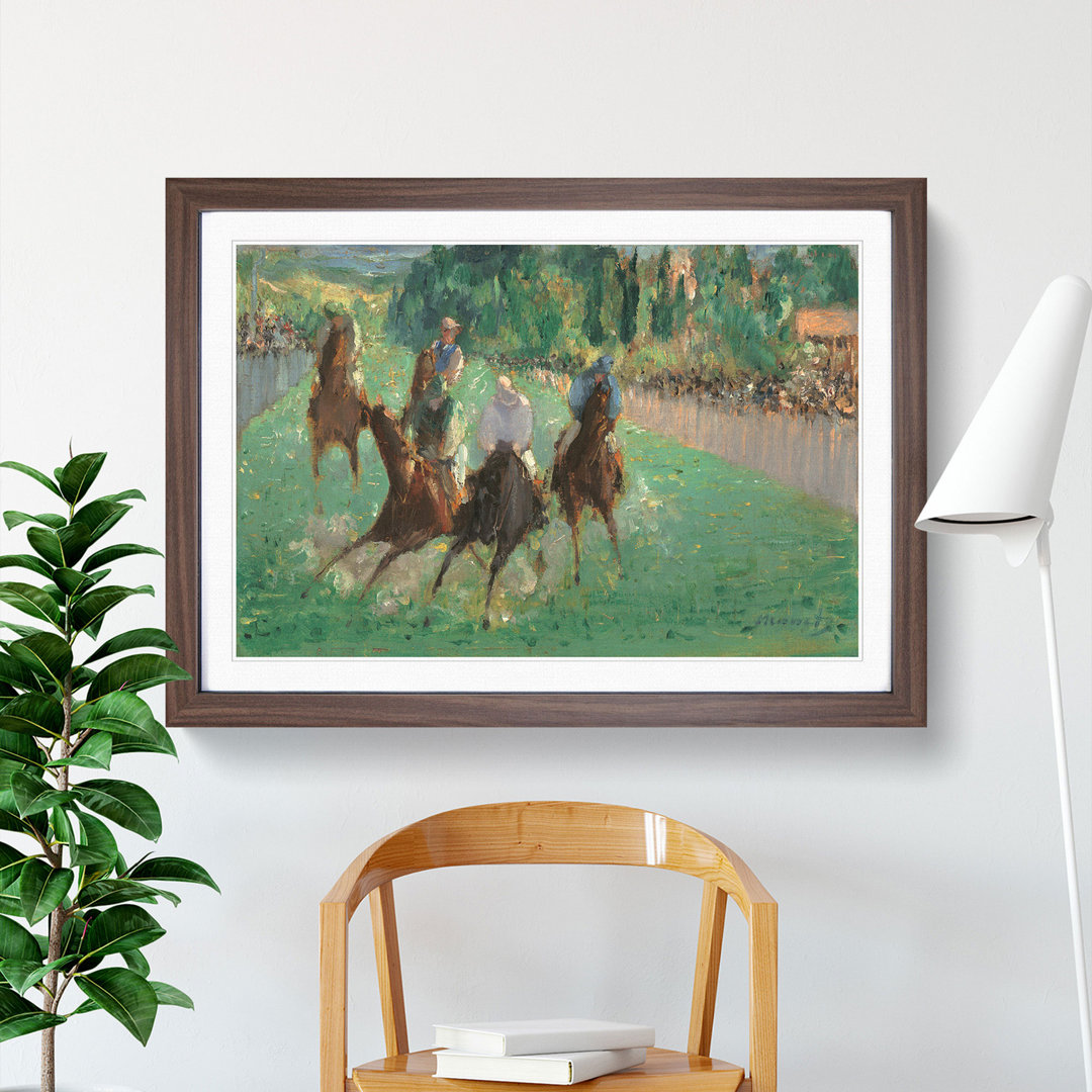 At the Races by Edouard Manet - Picture Frame Painting
