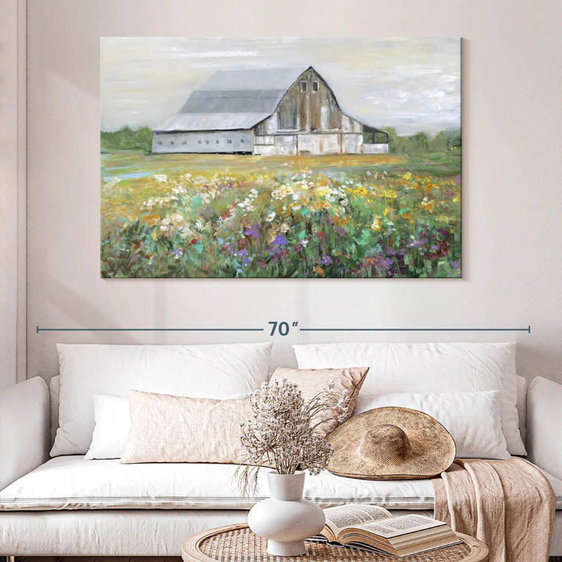 Country Fields, 34" H x 51" W
