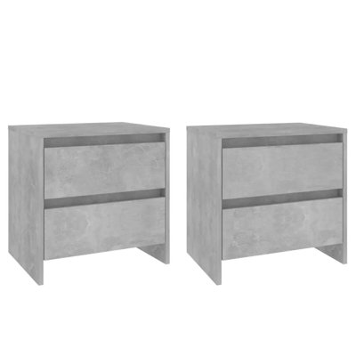Georgan 45cm W Manufactured Wood Bedside Table