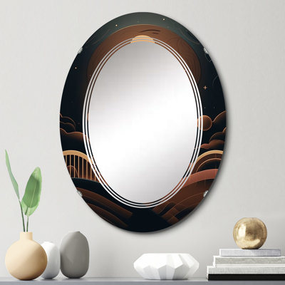 Maroma - Miroir mural moderne ovale