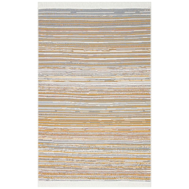 Selina Cotton Flatweave Area Rug, Runner 203.2 x 762cm
