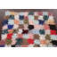 Tapis multicolore en coton noué à la main 2 pi 6 po x 6 pi 3 po One-of-a-Kind