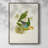 Lime&CeruleanParrotsI Framed Print - Solid Wood 2768855-1025405823