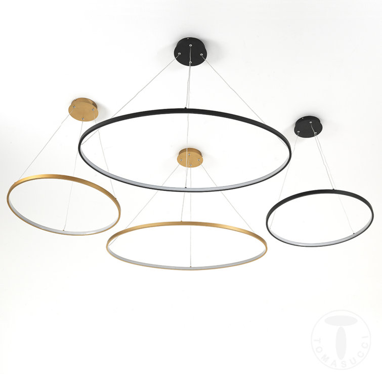 1 - Light Black LED Pendant